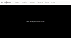 Desktop Screenshot of loew-immo.de