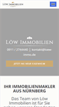 Mobile Screenshot of loew-immo.de