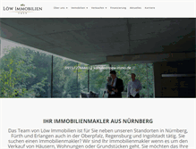 Tablet Screenshot of loew-immo.de